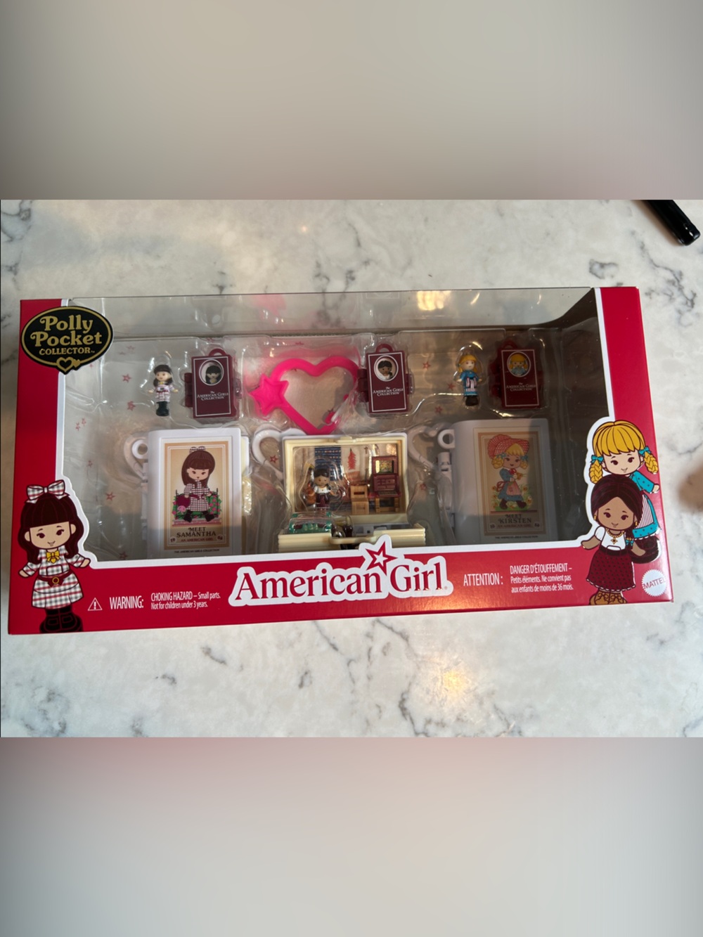 American Girl Polly Pocket Collector Home Party Playset - Pink
